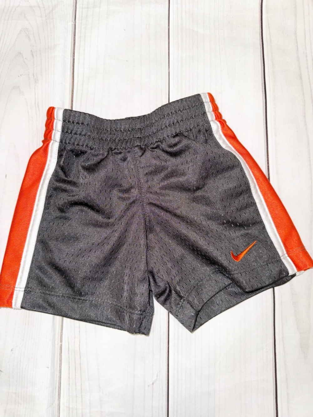 Baby Boy Nike Orange Basketball Shorts - Size 12 Months